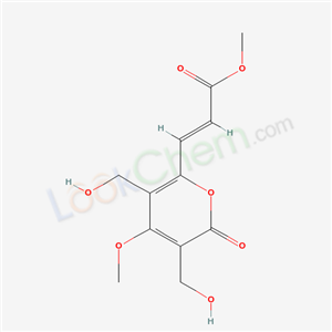 methyl (E)-3-[3,5-bis(hydroxymethyl)-4-methoxy-6-oxo-pyran-2-yl]prop-2-enoate cas  61486-68-8