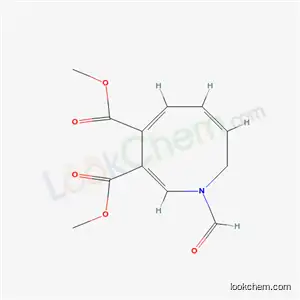 Molecular Structure of 62563-01-3 (dimethyl 1-formyl-1,8-dihydroazocine-3,4-dicarboxylate)