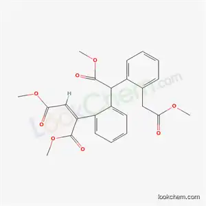 Molecular Structure of 59904-23-3 (dimethyl (2Z)-2-(2-{2-methoxy-1-[2-(2-methoxy-2-oxoethyl)phenyl]-2-oxoethyl}phenyl)but-2-enedioate)