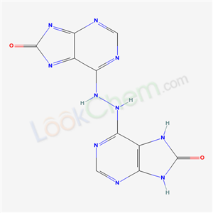 6-[2-(8-oxo-7,9-dihydropurin-6-yl)hydrazinyl]purin-8-one cas  52583-98-9