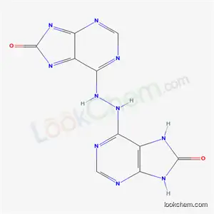 Molecular Structure of 52583-98-9 (6-[2-(8-oxo-8,9-dihydro-7H-purin-6-yl)hydrazino]-8H-purin-8-one)