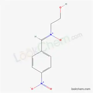 Molecular Structure of 40343-30-4 (2-[(Z)-[(4-nitrophenyl)methylidene](oxido)amino]ethanol)