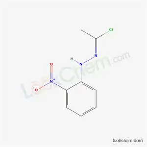 Molecular Structure of 39209-26-2 (o-Nitrophenylhydrazone N-(2-Nitrophenyl)ethanehydrazonoyl chloride)