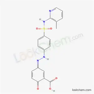 2-Hydroxy-5-((4-(((3-methyl-2-pyridinyl)amino)sulfonyl)phenyl)azo)benzoic acid