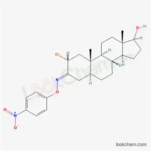 2-alpha-Bromo-17-beta-hydroxy-5-alpha-androstan-3-one O-(p-nitrophenyl)oxime