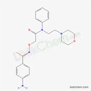 4′-アミノアセトフェノンO-[[(2-モルホリノエチル)フェニルアミノ]カルボニルメチル]オキシム
