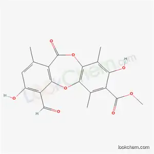 3,8-ジヒドロキシ-4-ホルミル-1,6,9-トリメチル-11-オキソ-11H-ジベンゾ[b,e][1,4]ジオキセピン-7-カルボン酸メチル