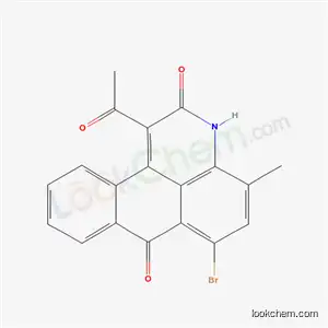 3H-Naphtho[1,2,3-de]quinoline-2,7-dione, 1-acetyl-6-bromo-4-methyl-