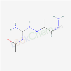 N-[amino-[2-[(1E)-1-hydrazinylidenepropan-2-ylidene]hydrazinyl]methylidene]acetamide cas  692-77-3