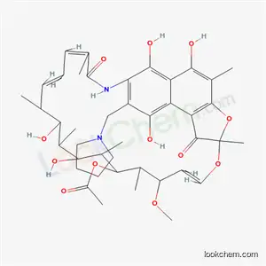 Rifamycin SV, 8-(1-pyrrolidinylmethyl)-