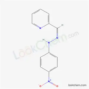 Molecular Structure of 70421-66-8 (PYRIDINE-2-CARBOXALDEHYDE 4-NITROPHENYLHYDRAZONE)
