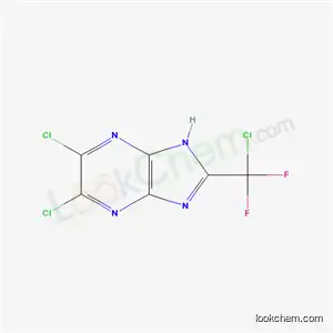 Molecular Structure of 58885-09-9 (5,6-dichloro-2-[chloro(difluoro)methyl]-1H-imidazo[4,5-b]pyrazine)