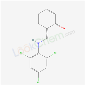6-[[(2,4,6-trichlorophenyl)amino]methylidene]cyclohexa-2,4-dien-1-one cas  20771-83-9