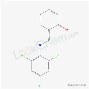 Molecular Structure of 20771-83-9 (6-{[(2,4,6-trichlorophenyl)amino]methylidene}cyclohexa-2,4-dien-1-one)