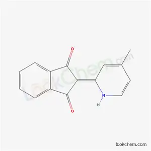 Molecular Structure of 71107-23-8 (2-(4-methylpyridin-2(1H)-ylidene)-1H-indene-1,3(2H)-dione)