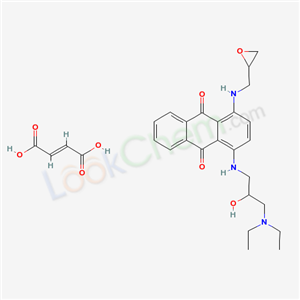 1-{[3-(diethylamino)-2-hydroxypropyl]amino}-4-[(oxiran-2-ylmethyl)amino]anthracene-9,10-dione (2E)-but-2-enedioate (salt)