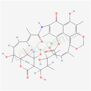 Streptovaricinoic acid, 16-hydroxy-, 20,17-lactone cas  35512-37-9