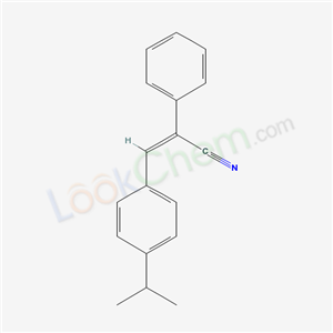 Benzeneacetonitrile, 4-(1-methylethyl)-a-(phenylmethylene)-