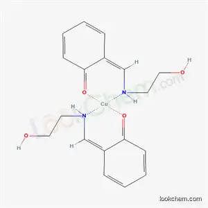 Molecular Structure of 13987-24-1 ((6Z)-6-{[(2-hydroxyethyl)amino]methylidene}cyclohexa-2,4-dien-1-one - copper (2:1))