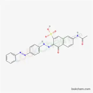 7-아세틸아미노-4-히드록시-3-[[4-(페닐아조)페닐]아조]나프탈렌-2-술폰산 나트륨염