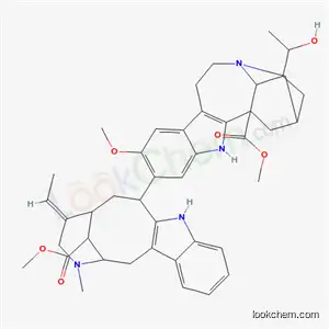 Molecular Structure of 4835-65-8 (methyl (2alpha,20R)-20-hydroxy-12-methoxy-13-[(3alpha,5alpha,19E)-17-methoxy-17-oxovobasan-3-yl]ibogamine-18-carboxylate)