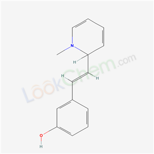 3-[(E)-2-(1-methyl-2H-pyridin-2-yl)ethenyl]phenol cas  28673-01-0