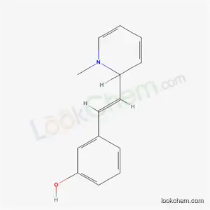 Molecular Structure of 28673-01-0 (3-[(E)-2-(1-methyl-1,2-dihydropyridin-2-yl)ethenyl]phenol)