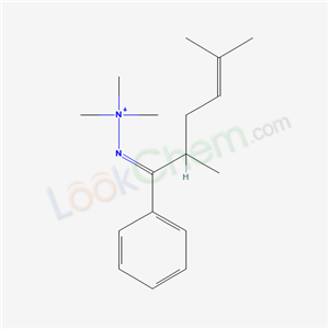 [(2,5-dimethyl-1-phenyl-hex-4-enylidene)amino]-trimethyl-azanium cas  62737-10-4