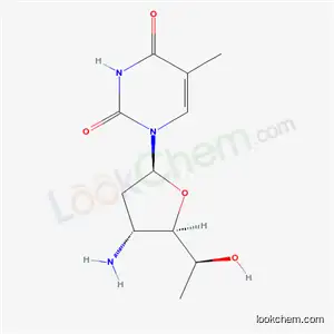 1-(3-Amino-2,3,6-trideoxy-beta-L-ribo-hexofuranosyl)thymine