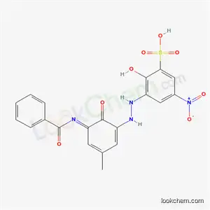3-[[5-(ベンゾイルアミノ)-6-ヒドロキシ-3-メチルフェニル]アゾ]-2-ヒドロキシ-5-ニトロベンゼンスルホン酸