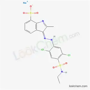 3-[[2,5-디클로로-4-[(에틸아미노)술포닐]페닐]아조]-2-메틸-1H-인돌-7-술폰산 나트륨염
