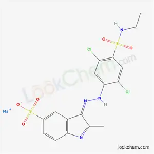 3-[[2,5-디클로로-4-[(에틸아미노)술포닐]페닐]아조]-2-메틸-1H-인돌-5-술폰산 나트륨염