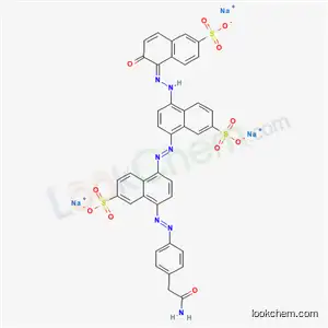 8-[[4-[[4-(アセチルアミノ)フェニル]アゾ]-6-(ソジオスルホ)-1-ナフタレニル]アゾ]-5-[[2-ヒドロキシ-6-(ソジオスルホ)-1-ナフタレニル]アゾ]-2-ナフタレンスルホン酸ナトリウム