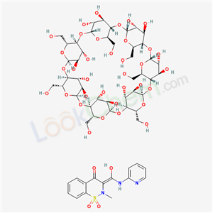 beta-Cyclodextrin,compd.with4-hydroxy-2-methyl-N-2-pyridinyl-2H-1,2-benzothiazine-3-carboxamide1,1-dioxide