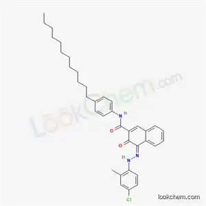 4-[(4-クロロ-2-メチルフェニル)アゾ]-N-(4-ドデシルフェニル)-3-ヒドロキシ-2-ナフタレンカルボアミド