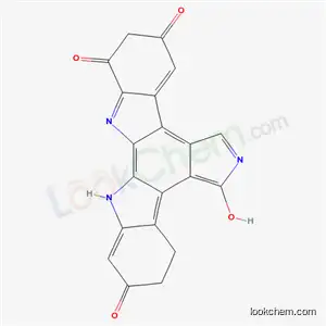 Molecular Structure of 133805-03-5 (7-hydroxy-8,12-dihydro-1H-indolo[2,3-a]pyrrolo[3,4-c]carbazole-1,3,10(2H,9H)-trione)