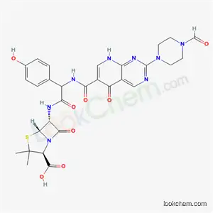 4-Thia-1-azabicyclo[3.2.0]heptane-2-carboxylic acid,6-[[[[[2-(4-formyl-1-piperazinyl)-1,5- dihydro-5-oxopyrido[2,3-d]pyrimidin-6-yl]- carbonyl]amino](4-hydroxyphenyl)acetyl]amino]- 3,3-dimethyl-7-oxo-