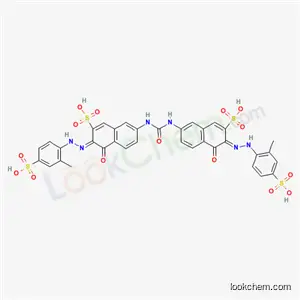 2- 나프탈렌 술폰산, 7,7- (카르 보닐 디이 미노) 비스 4- 히드 록시 -3- (2- 메틸 -4- 술포 페닐) 아조-, 나트륨 염, compd. 2,2,2- 니트릴로 트리에탄올
