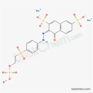 4-하이드록시-3-[[4-[[2-(설포옥시)에틸]설포닐]페닐]아조]나프탈렌-2,7-디설폰산, 칼륨나트륨염