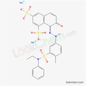 8-[[3-[(エチルフェニルアミノ)スルホニル]-4-メチルフェニル]アゾ]-7-ヒドロキシ-1,3-ナフタレンジスルホン酸ジナトリウム