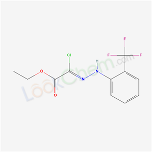 ethyl (2Z)-chloro{2-[2-(trifluoromethyl)phenyl]hydrazinylidene}ethanoate