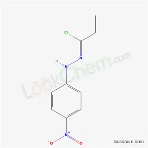 Molecular Structure of 39209-27-3 (Propionyl chloride p-nitrophenylhydrazone)