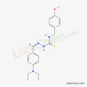 Molecular Structure of 186453-59-8 (4-(diethylamino)benzaldehyde N-(4-methoxybenzyl)thiosemicarbazone)