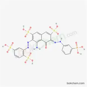 4-アミノ-3-[(2,5-ジスルホフェニル)アゾ]-5-ヒドロキシ-6-[(3-ホスホノフェニル)アゾ]-2,7-ナフタレンジスルホン酸