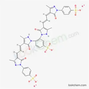 3-メチル-1-(p-ポタシオスルホフェニル)-4-[3-[5-ヒドロキシ-3-メチル-1-(p-ポタシオスルホフェニル)-1H-ピラゾール-4-イル]-2-プロペニリデン]-2-ピラゾリン-5-オン