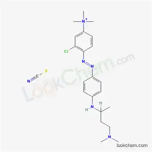 3-클로로-4-[[4-[[2-(디메틸아미노)에틸]에틸아미노]페닐]아조]-N,N,N-트리메틸아닐리늄 티오시아네이트