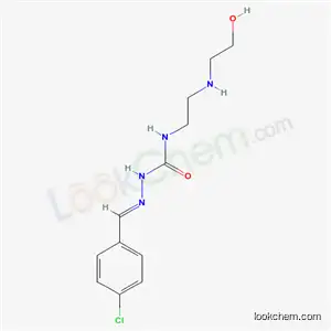 2-((4-Chlorophenyl)methylene)-N-(2-((2-hydroxyethyl)amino)ethyl)hydrazinecarboxamide