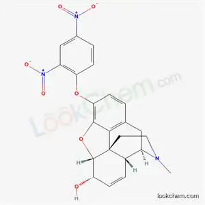 Molecular Structure of 58534-70-6 (7,8-Didehydro-3-(2,4-dinitrophenoxy)-4,5α-epoxy-17-methylmorphinan-6α-ol)