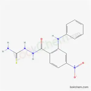 Benzoic acid, 4-nitro-2-(phenylamino)-, 2-(aminothioxomethyl)hydrazide