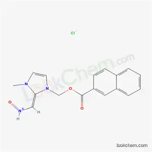(E)-(1-methyl-3-{[(naphthalen-2-ylcarbonyl)oxy]methyl}-1,3-dihydro-2H-imidazol-2-ylidene)-N-oxomethanaminium chloride